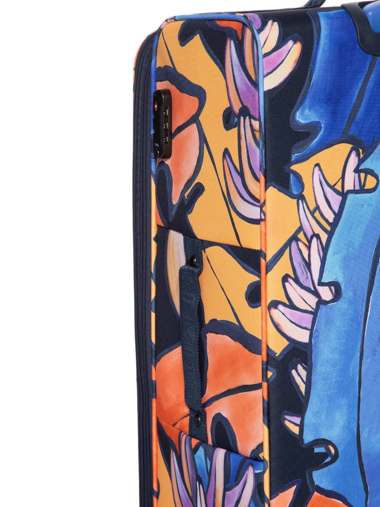 Mala Feminina  Me Leva G Banana Flora Azul Farm Etc