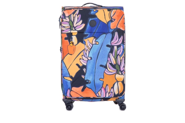 Mala Feminina  Me Leva G Banana Flora - Azul