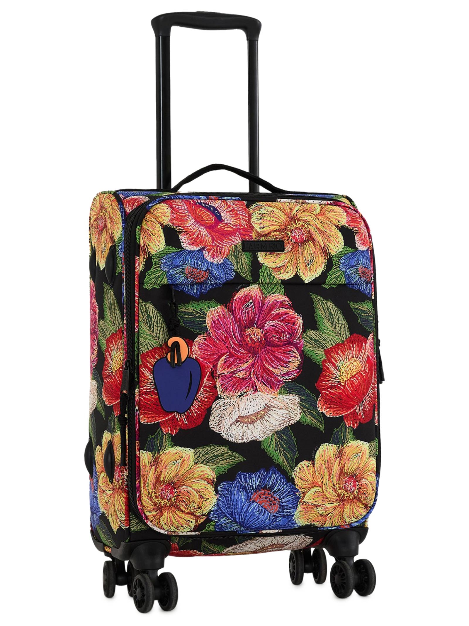 Mala Feminina Me Leva G Floral Paraiso Preto Farm Etc