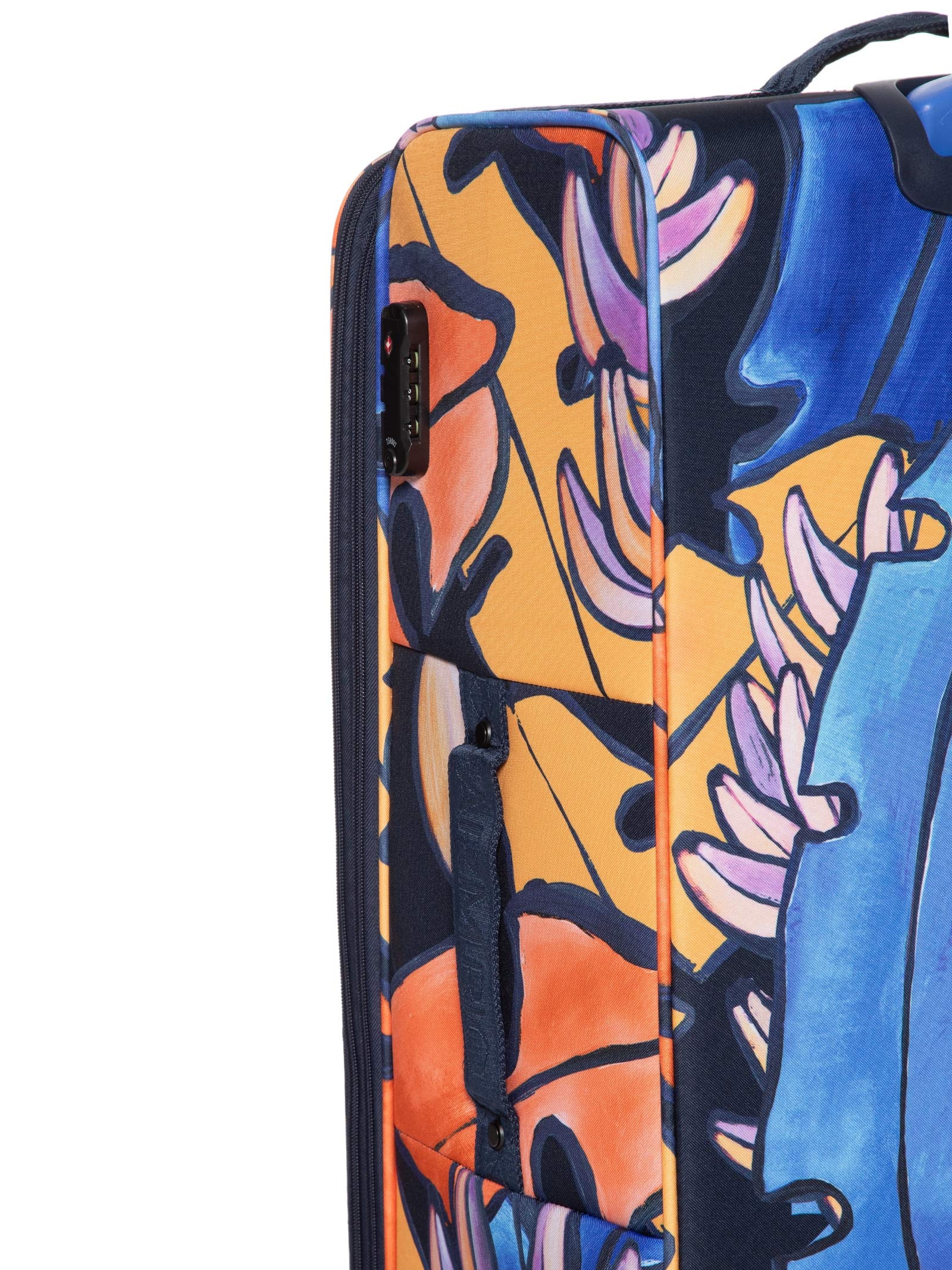 Mala Feminina Me Leva M Banana Flora Azul Farm Etc