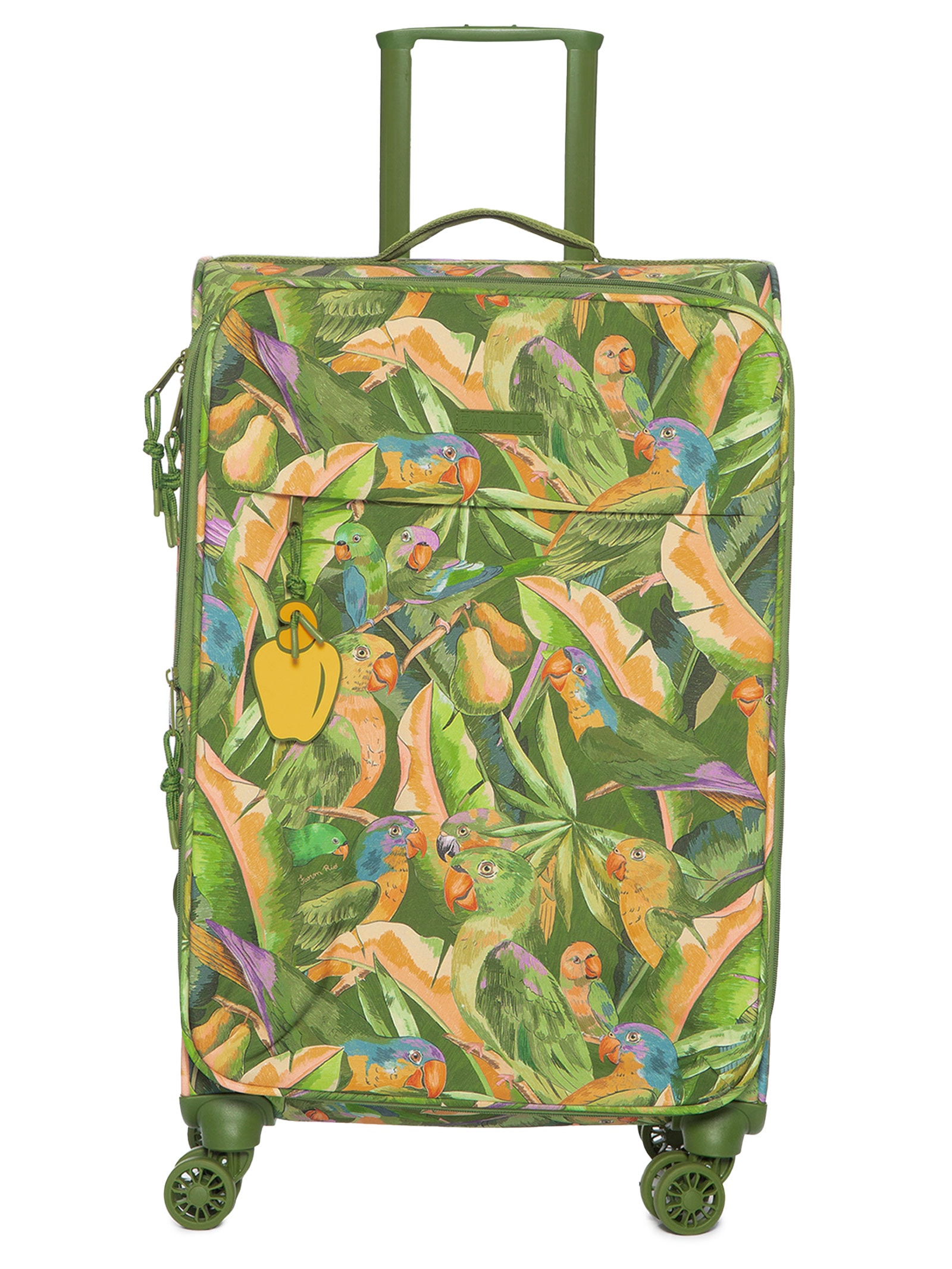 Mala Feminina Me Leva M Floresta De Passarinho Verde Farm Etc