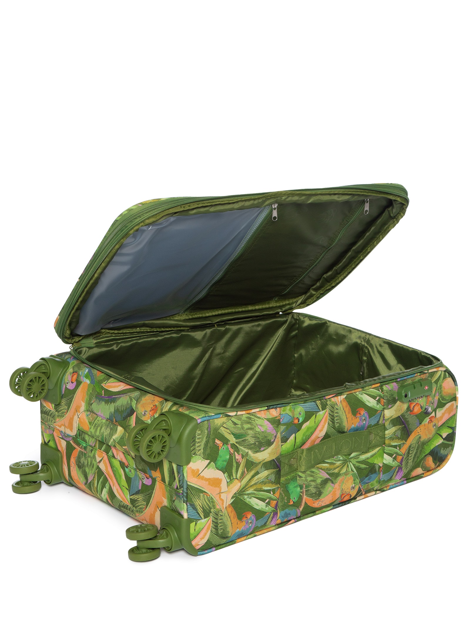 Mala Feminina Me Leva M Floresta De Passarinho Verde Farm Etc