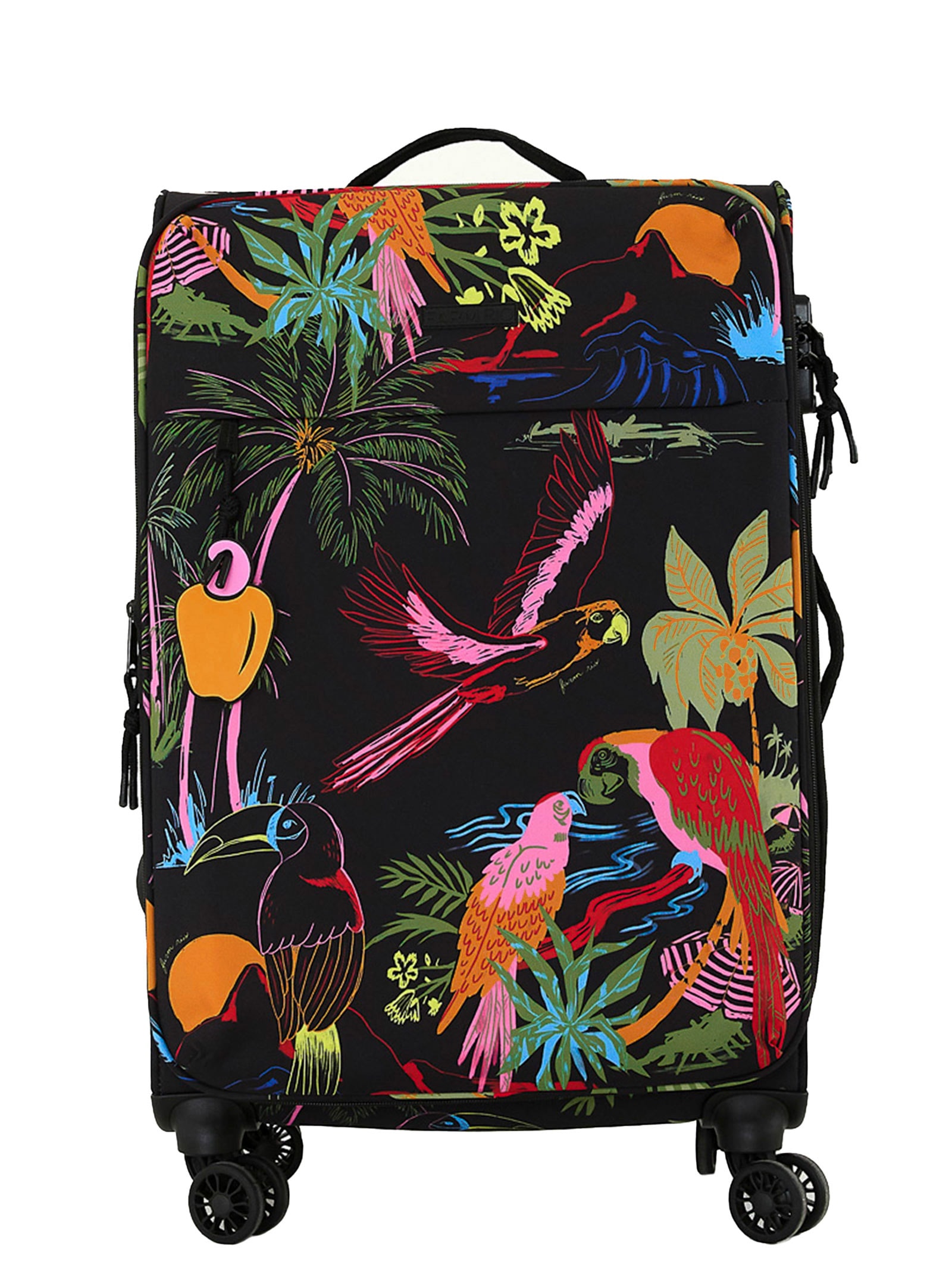 Mala Feminina Me Leva M Voo Descoladinha Preto Farm Etc