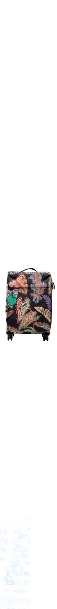 Mala Feminina Me Leva Média Folhagem Cool - Preto