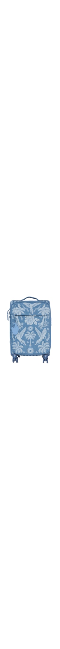 Mala Feminina Me Leva P Lenço Tropical - Azul