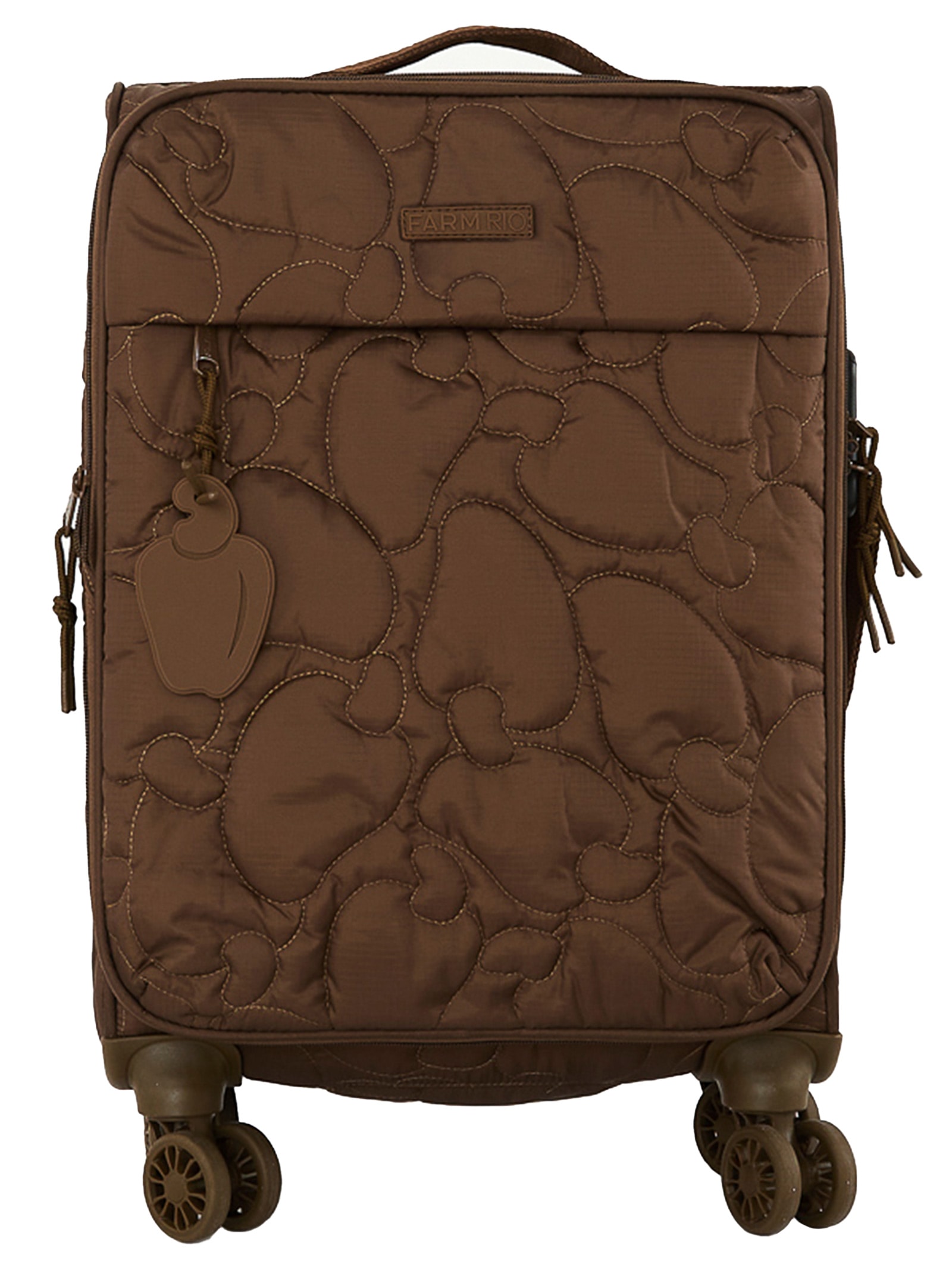 Mala Feminina Me Leva P Matelassê Marrom Farm Etc