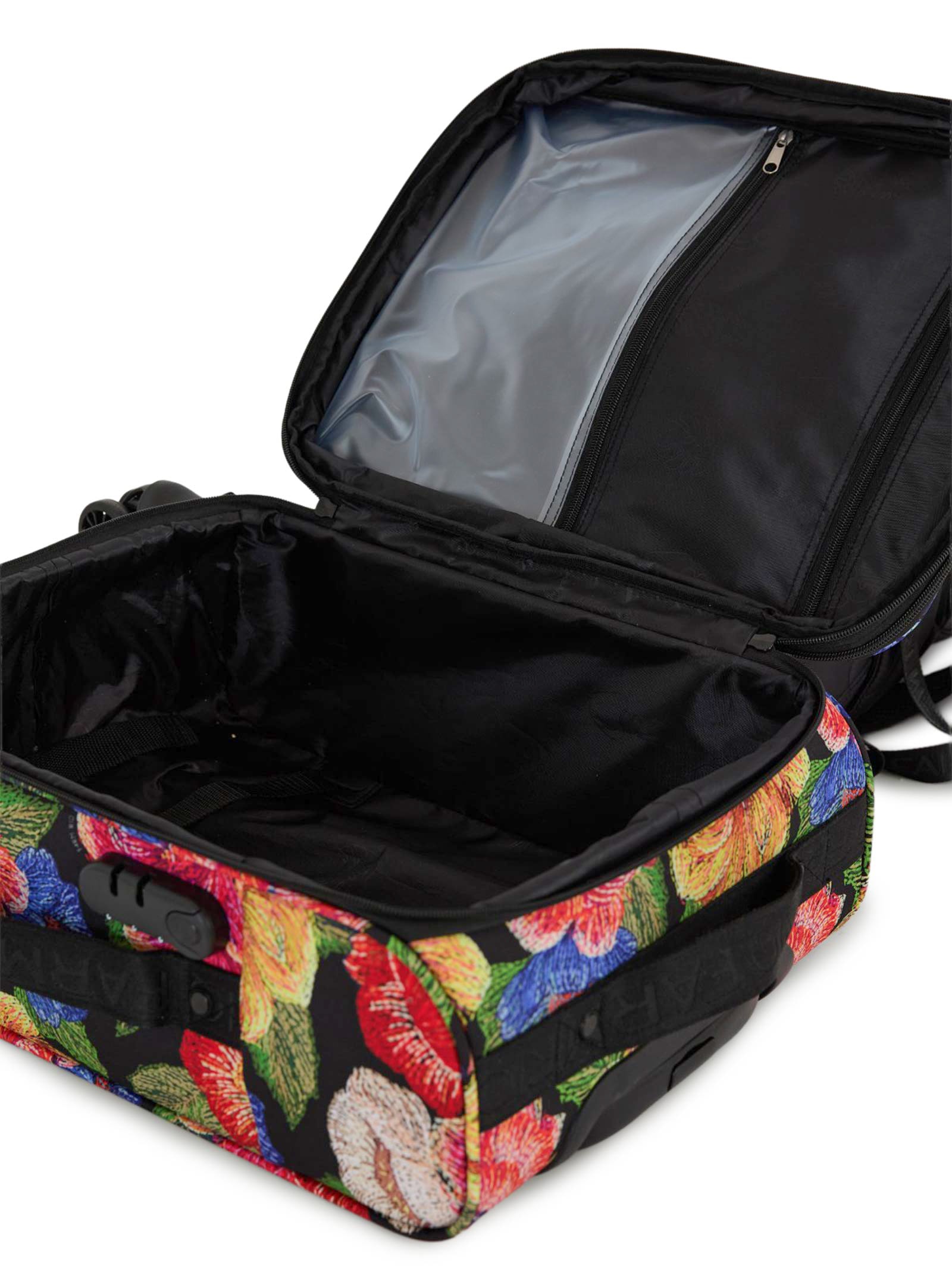 Mala Feminina Me Leva Pequena Floral Paraíso Preto Farm Etc