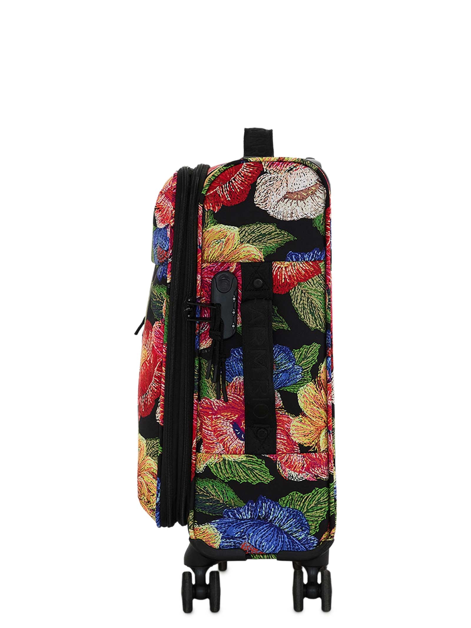 Mala Feminina Me Leva Pequena Floral Paraíso Preto Farm Etc