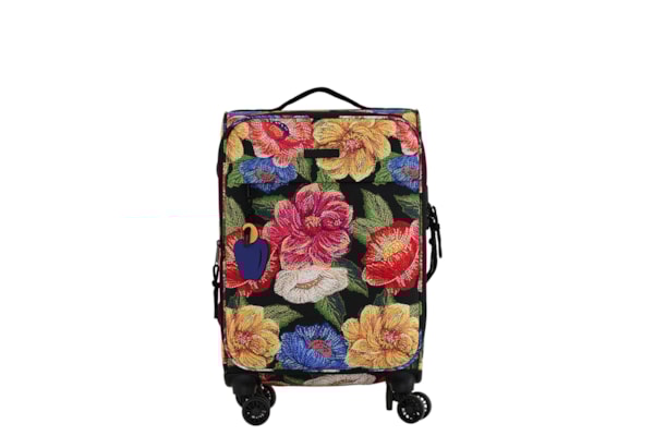 Mala Feminina Me Leva Pequena Floral Paraíso - Preto