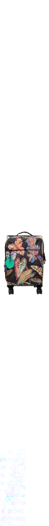 Mala Feminina Me Leva Pequena Folhagem Cool - Preto