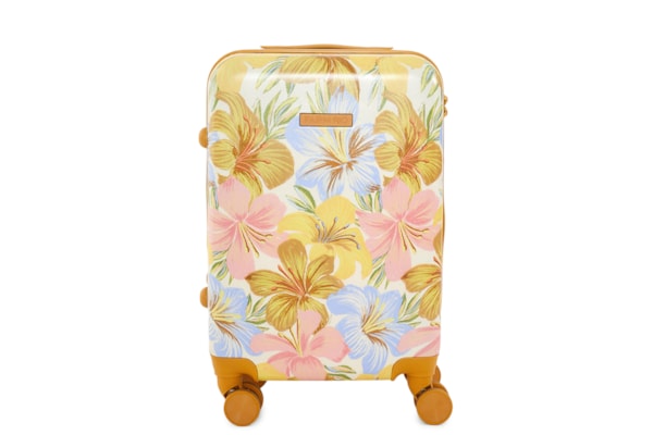 Mala Feminina Rígida P Floral Bahia – Laranja
