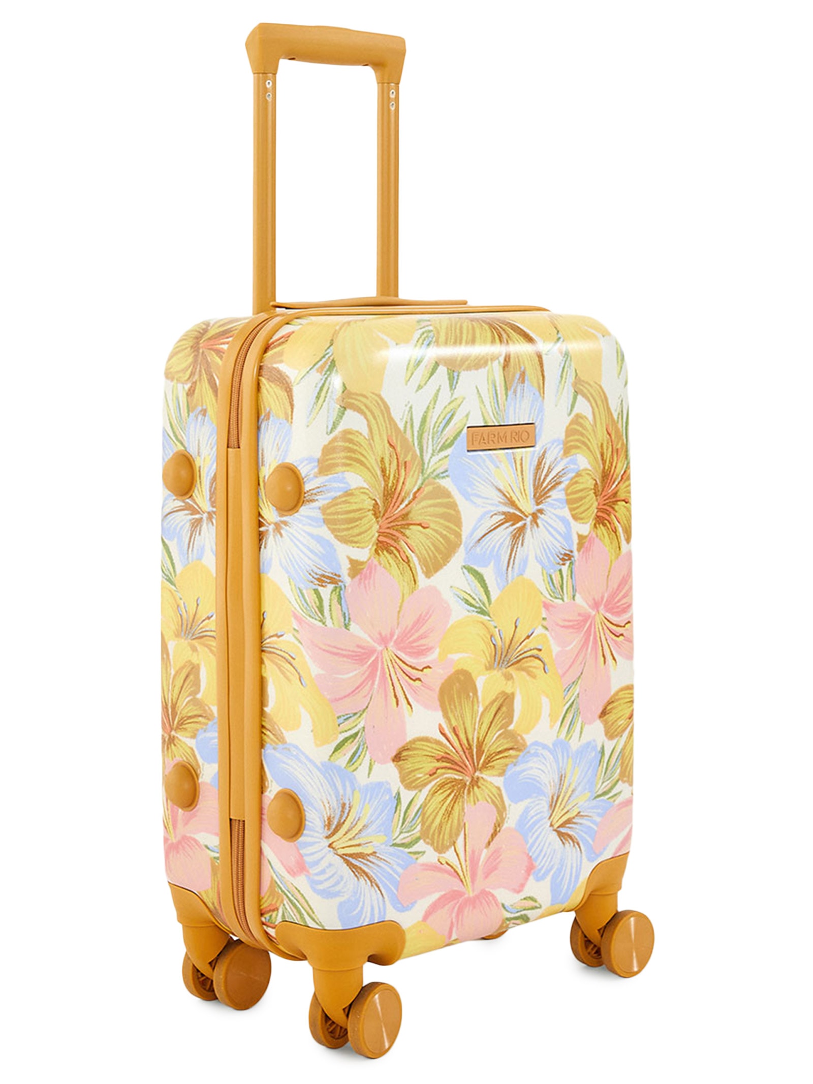 Mala Feminina Rígida P Floral Bahia – Laranja Farm Etc