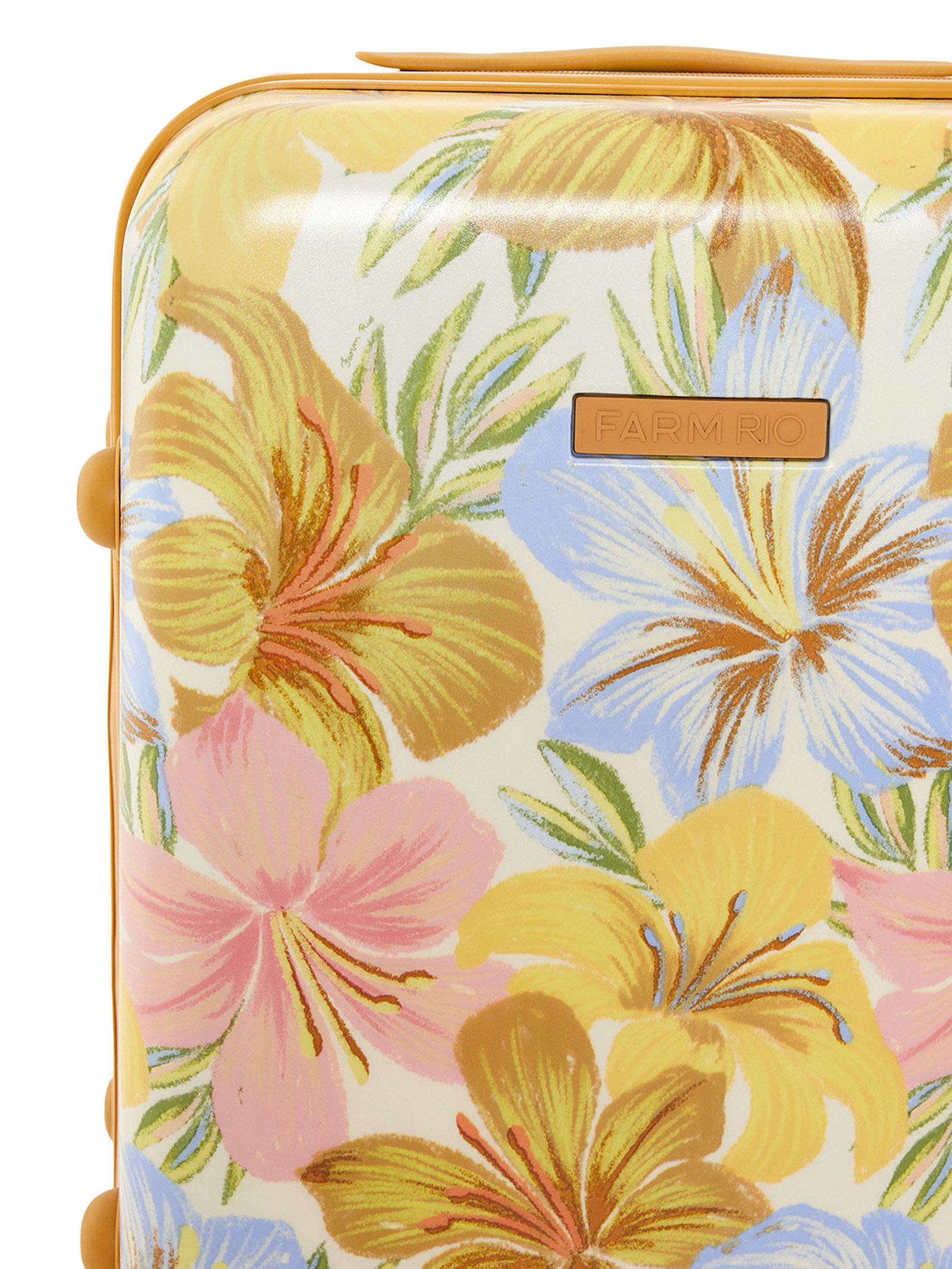 Mala Feminina Rígida P Floral Bahia – Laranja Farm Etc