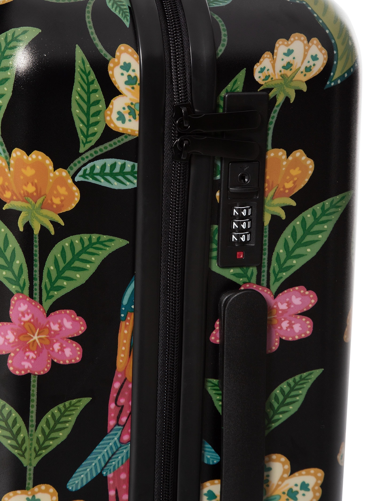 Mala Feminina Rígida P Samba Das Araras Preto Farm Etc