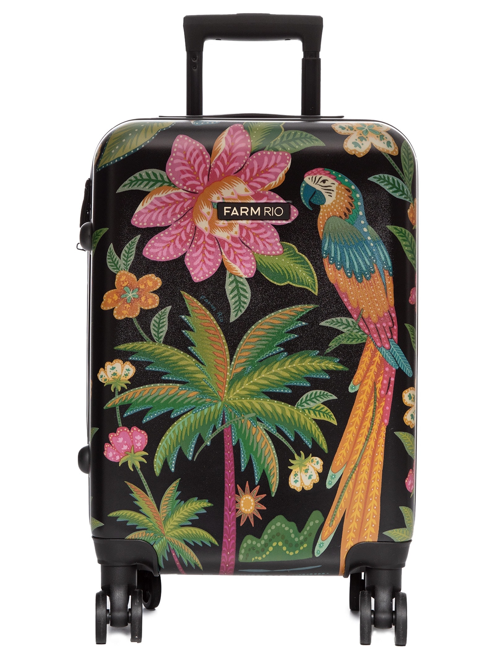 Mala Feminina Rígida P Samba Das Araras Preto Farm Etc