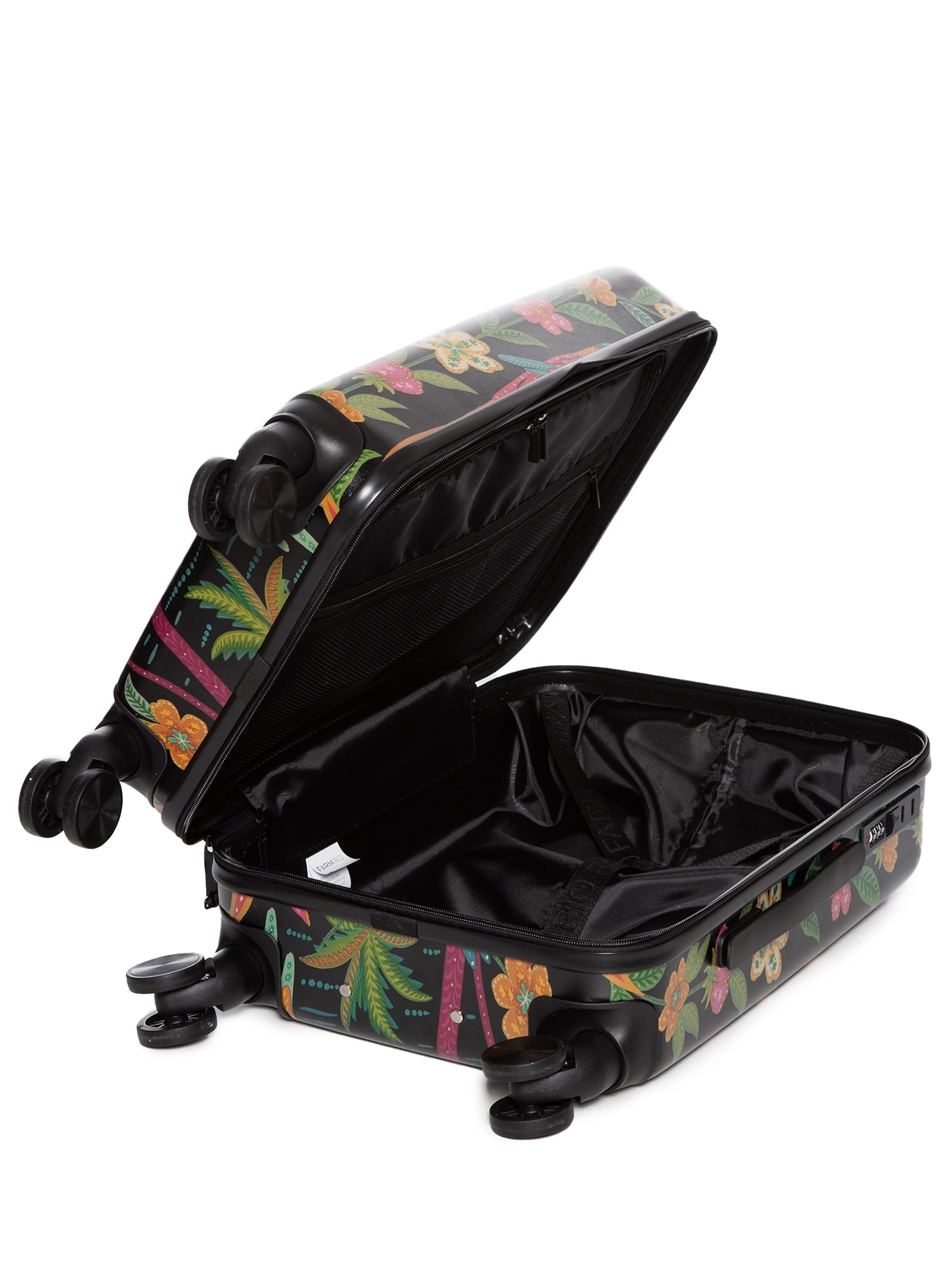 Mala Feminina Rígida P Samba Das Araras Preto Farm Etc