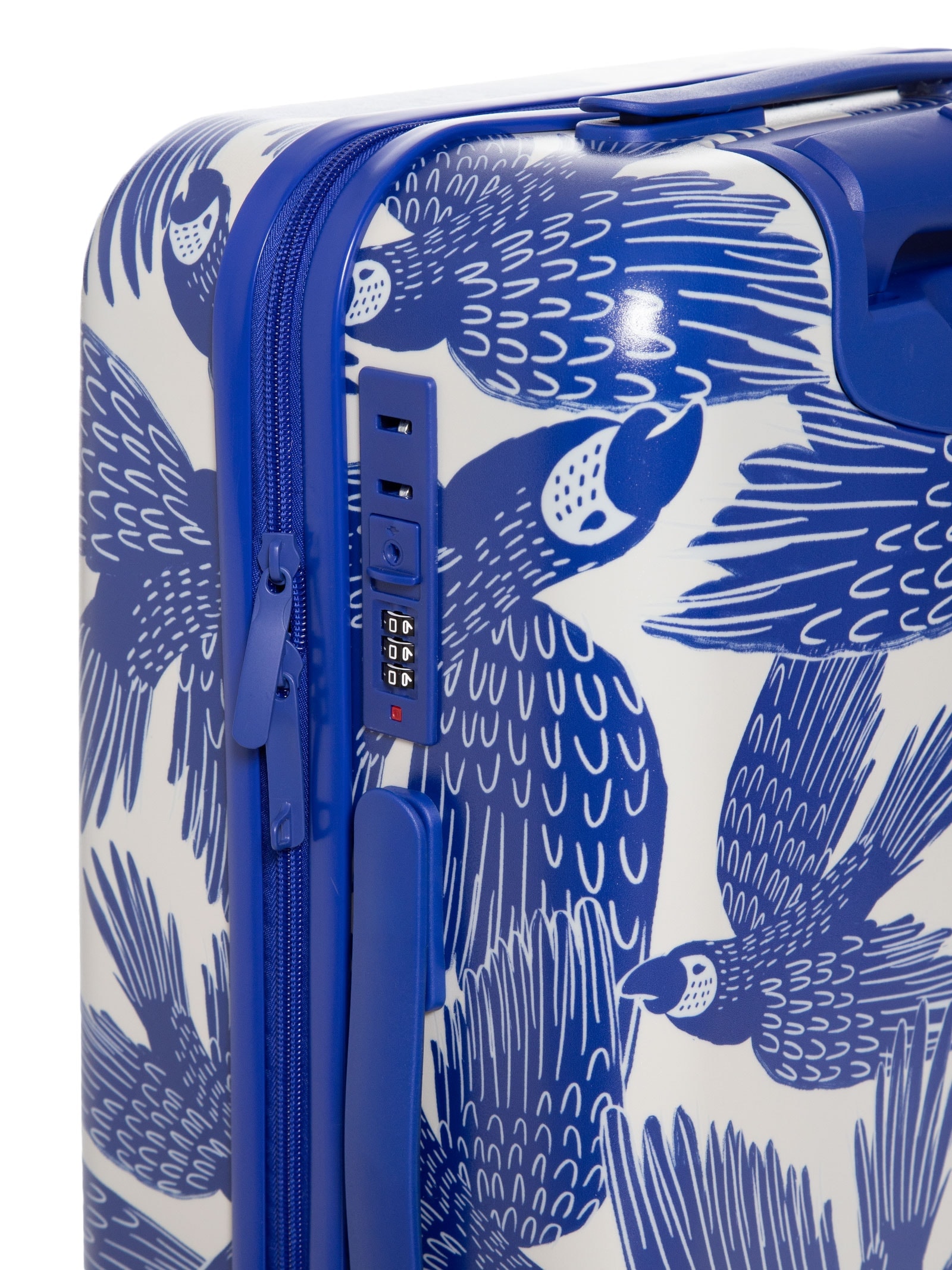 Mala Feminina Rígida P Voo Das Araras Azul Farm Etc