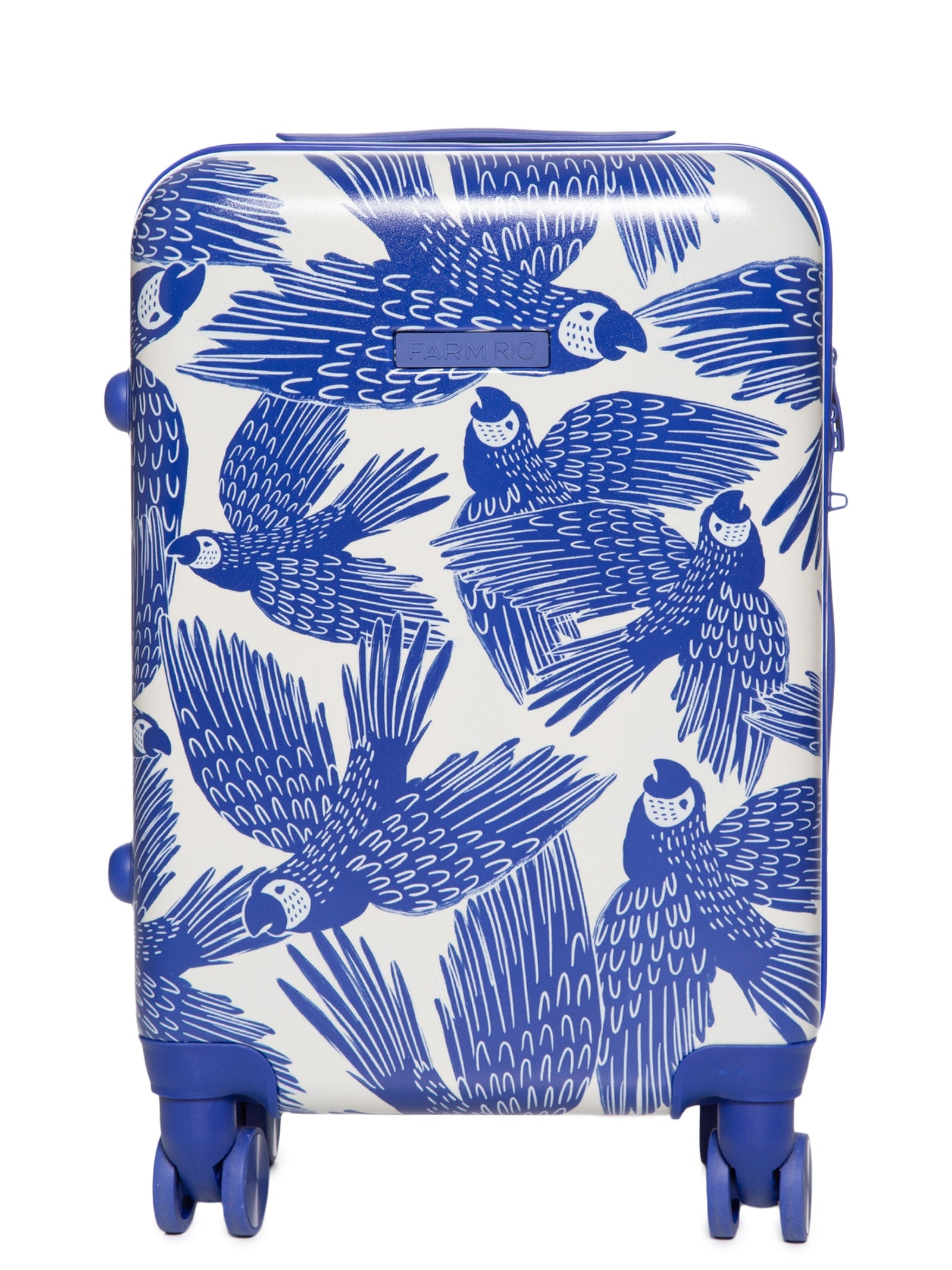 Mala Feminina Rígida P Voo Das Araras Azul Farm Etc