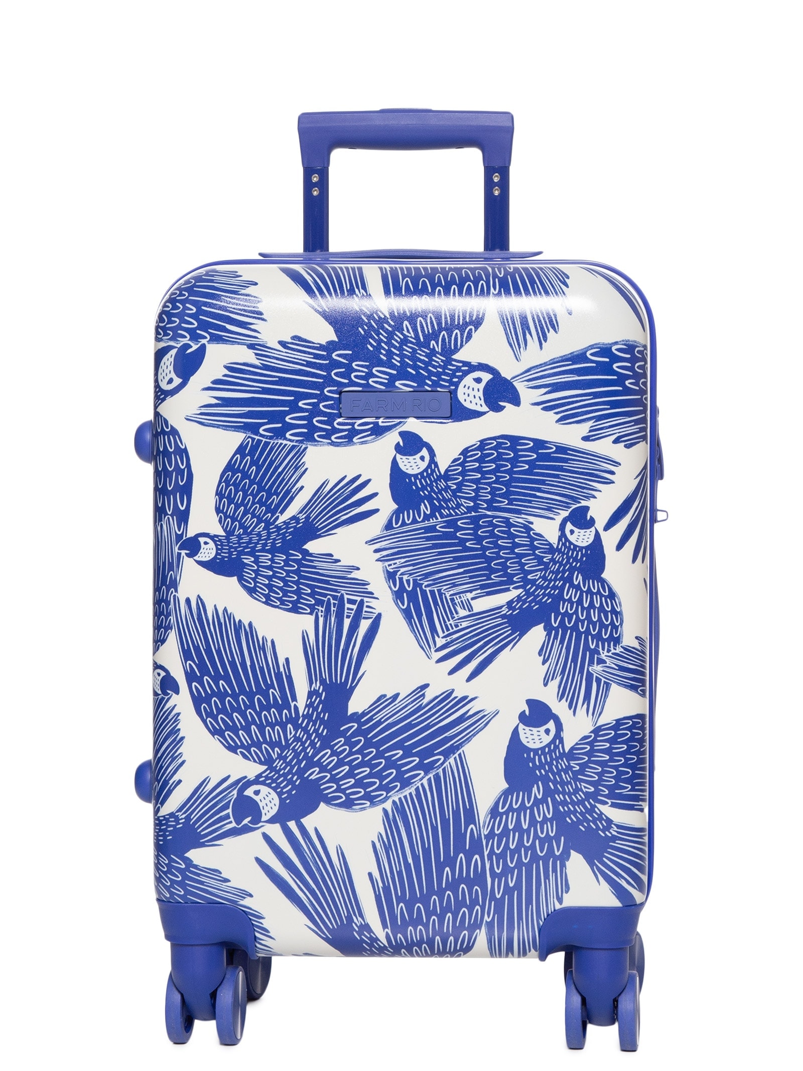 Mala Feminina Rígida P Voo Das Araras Azul Farm Etc