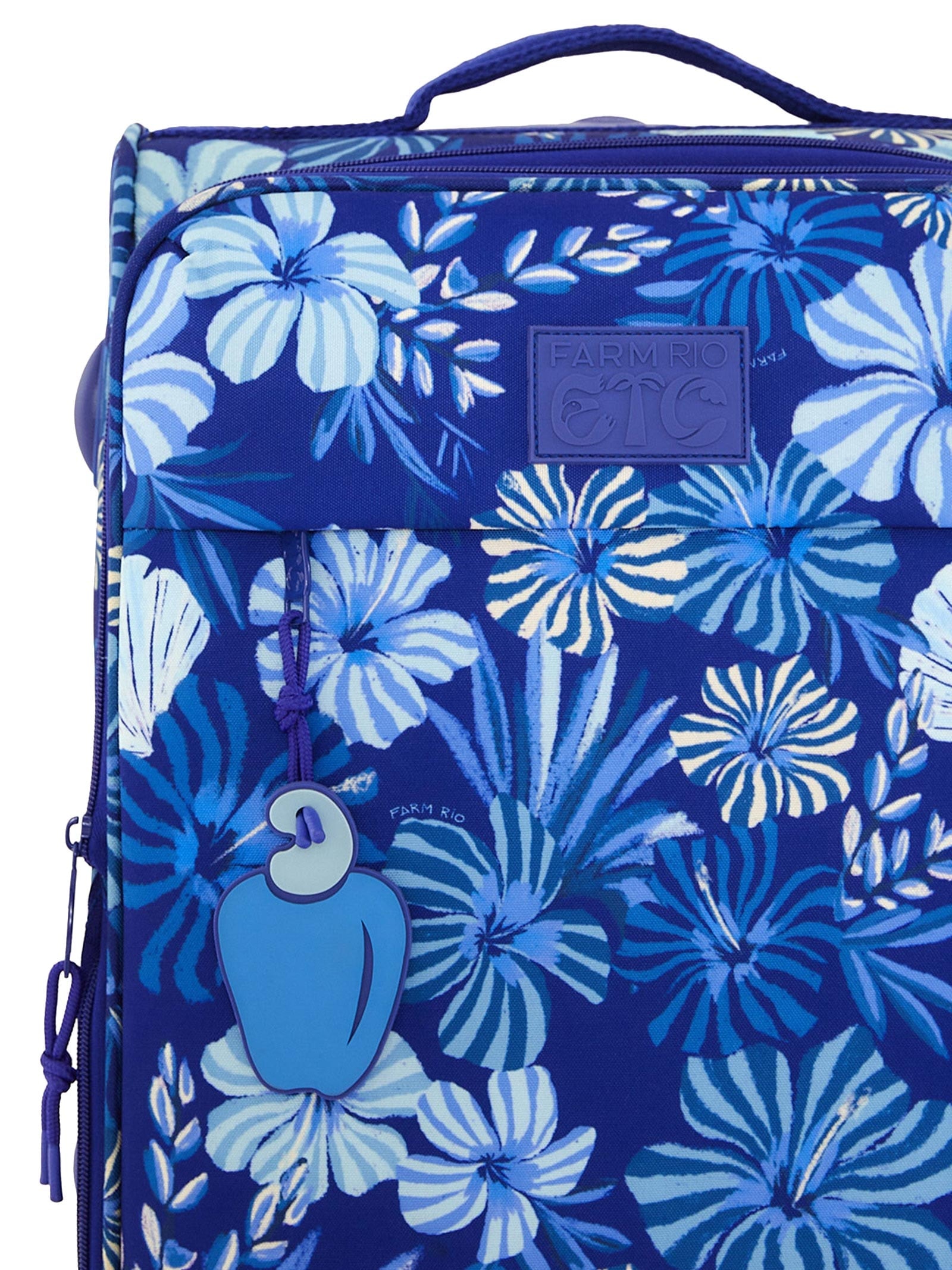 Mala Feminino Me Leva G Hibisco do Mar Azul Farm Etc