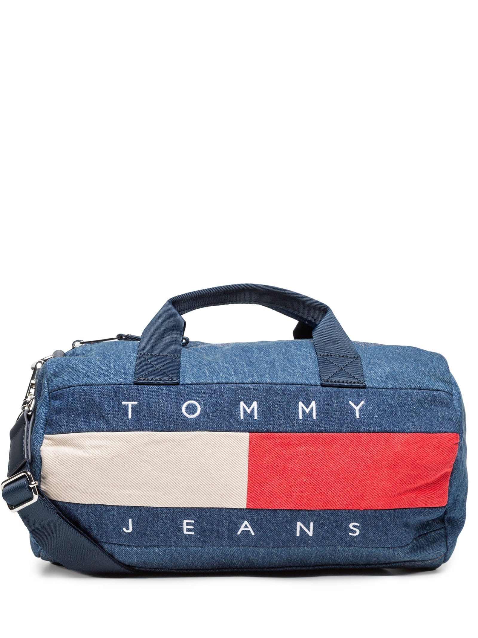 Mala Unissex Archive Denim Mini Duffle Azul Tommy Jeans