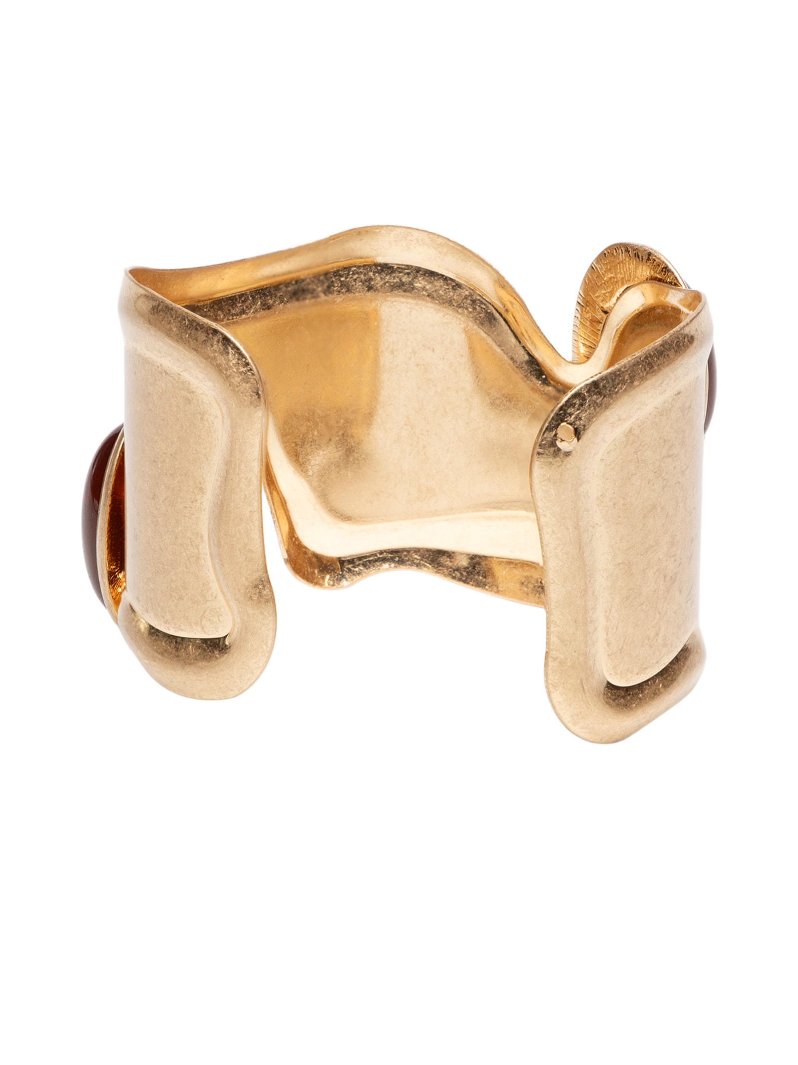 Maxi Bracelete Feminino Com Pedraria Dourado Market 33