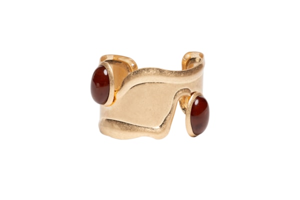 Maxi Bracelete Feminino Com Pedraria - Dourado