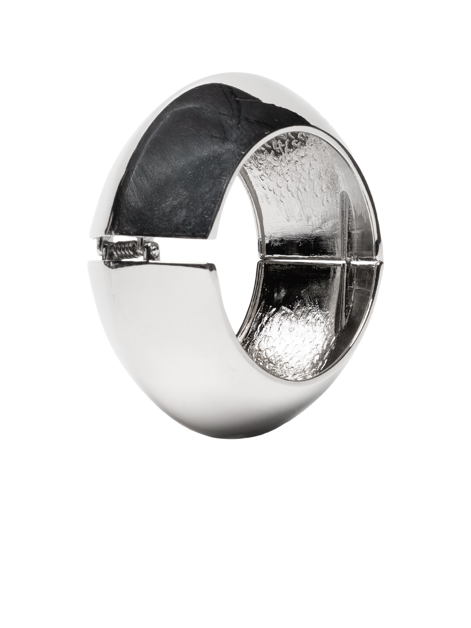 Maxi Bracelete Feminino Prateado Market 33