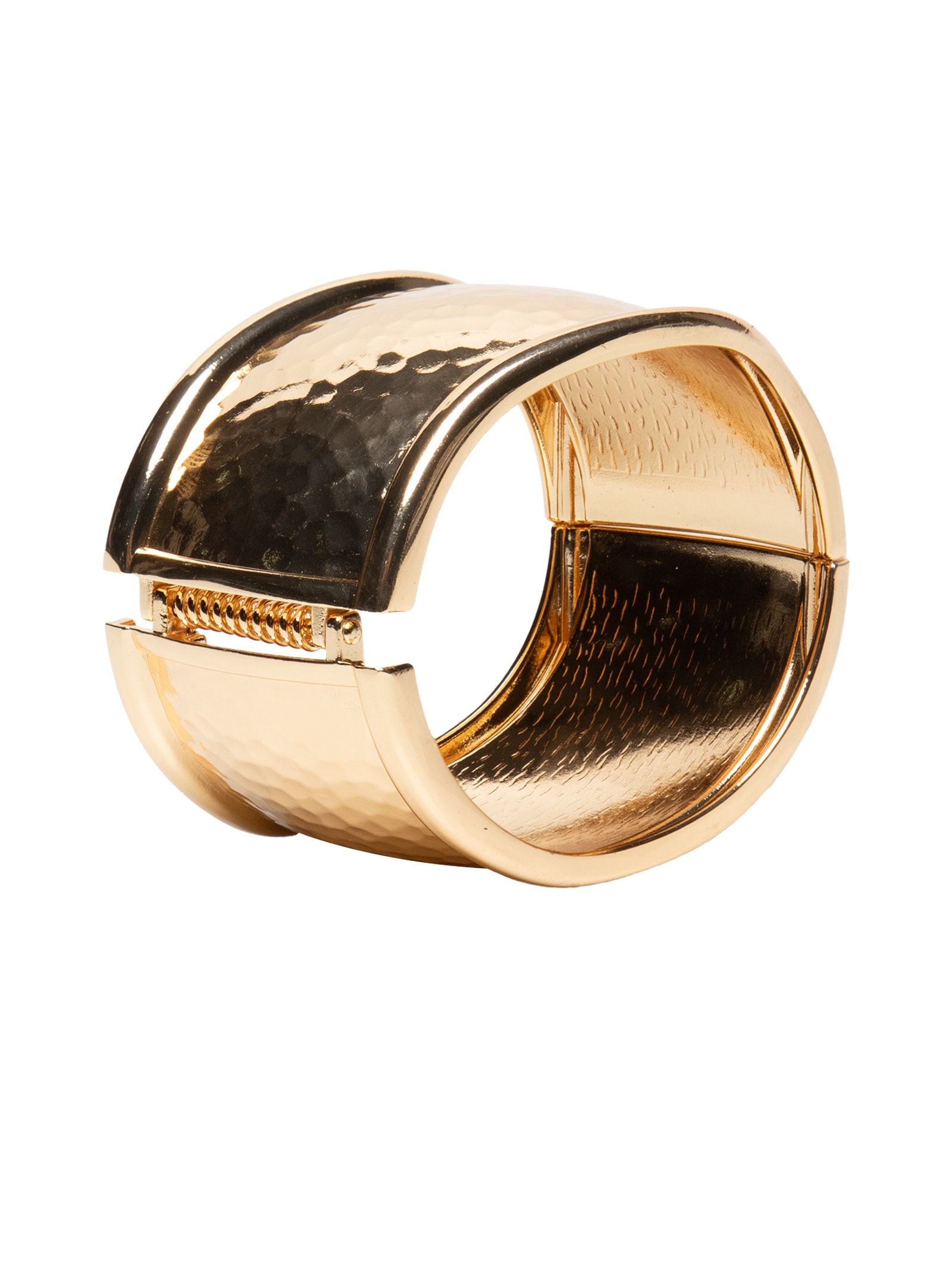 Maxi Bracelete Feminino Texturizado Dourado Market 33