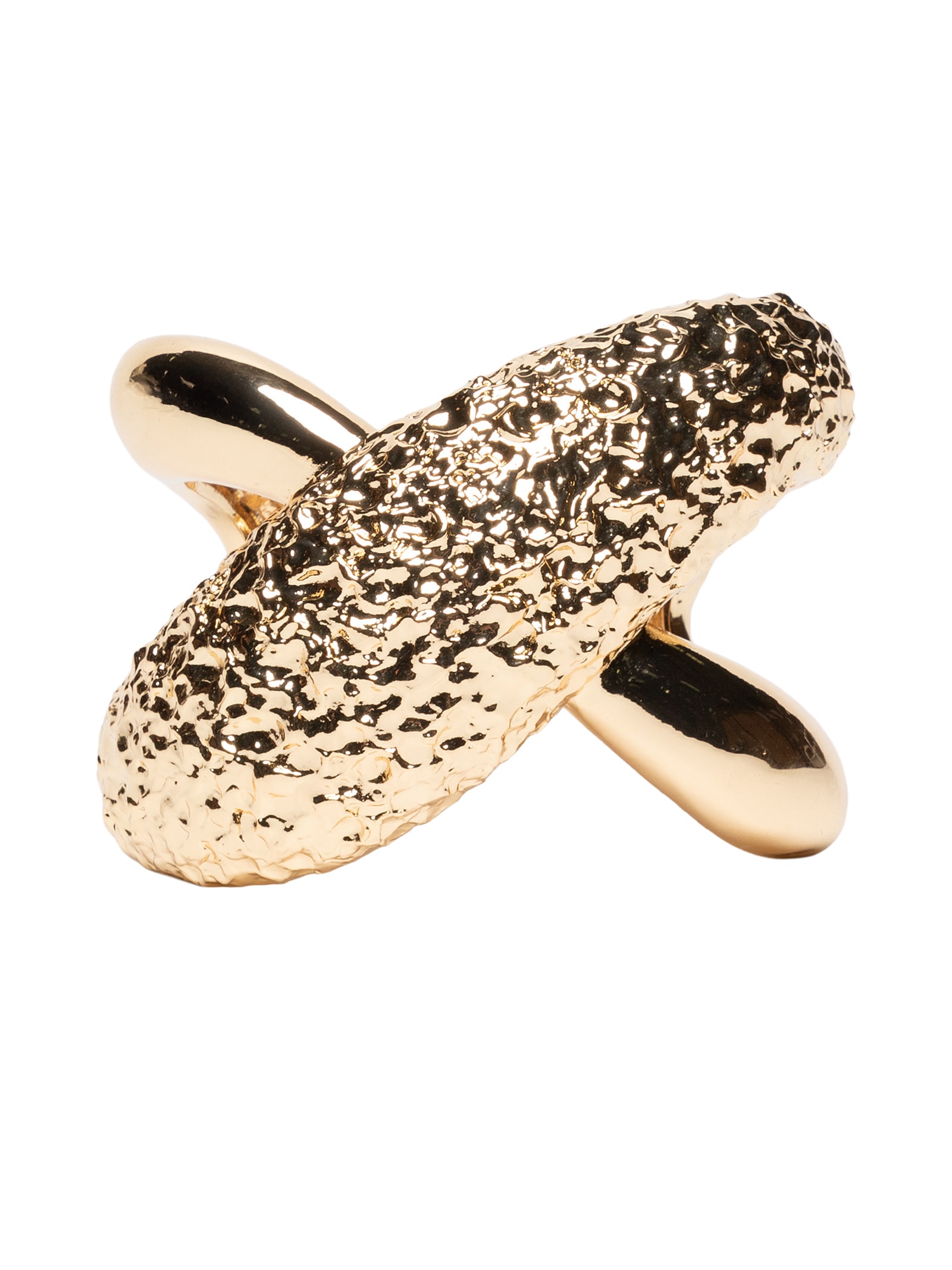 Maxi Bracelete Feminino Texturizado Dourado Market 33