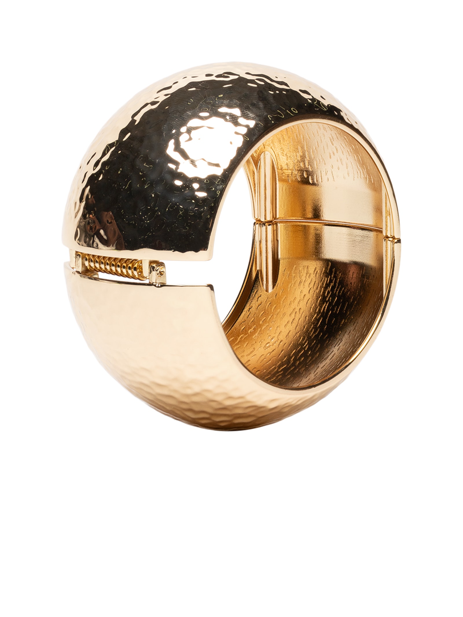 Maxi Bracelete Feminino Texturizado Dourado Market 33