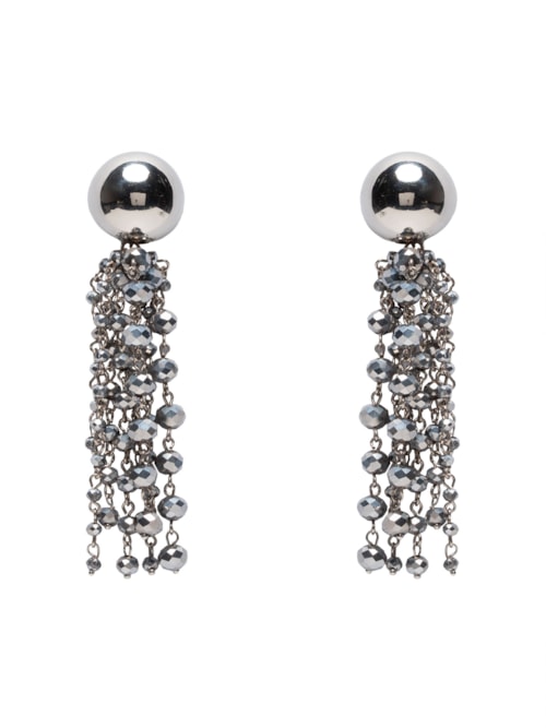 Maxi Brinco Feminino Faith – Prateado