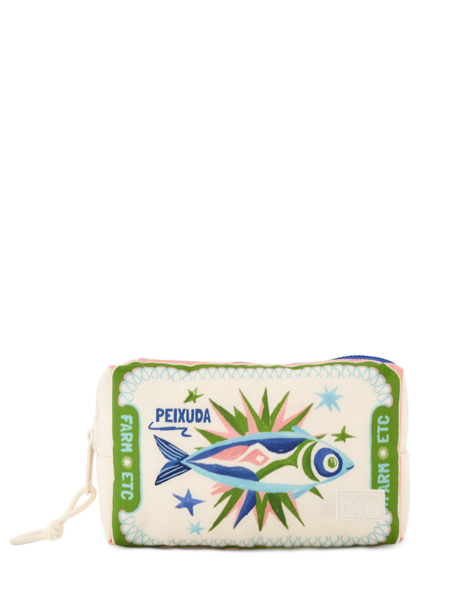 Maxi Necessaire Feminina Ora Bolas G Rótulos Azul Farm Etc