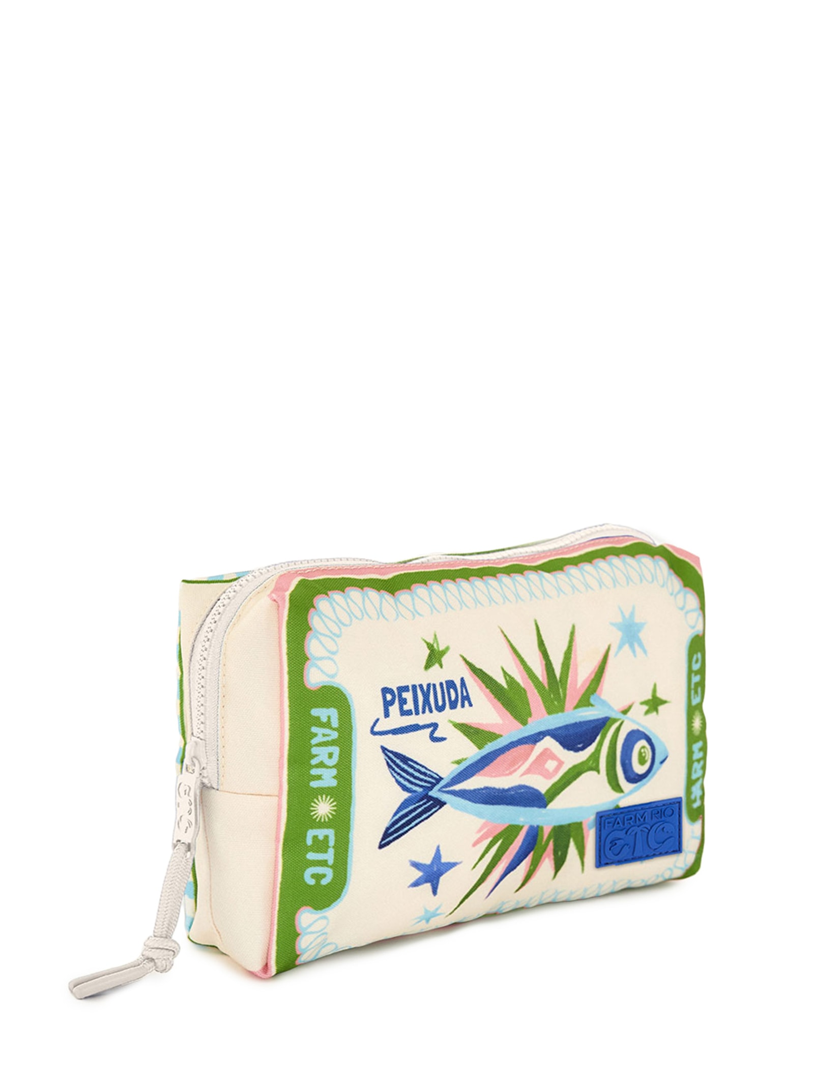 Maxi Necessaire Feminina Ora Bolas G Rótulos Azul Farm Etc