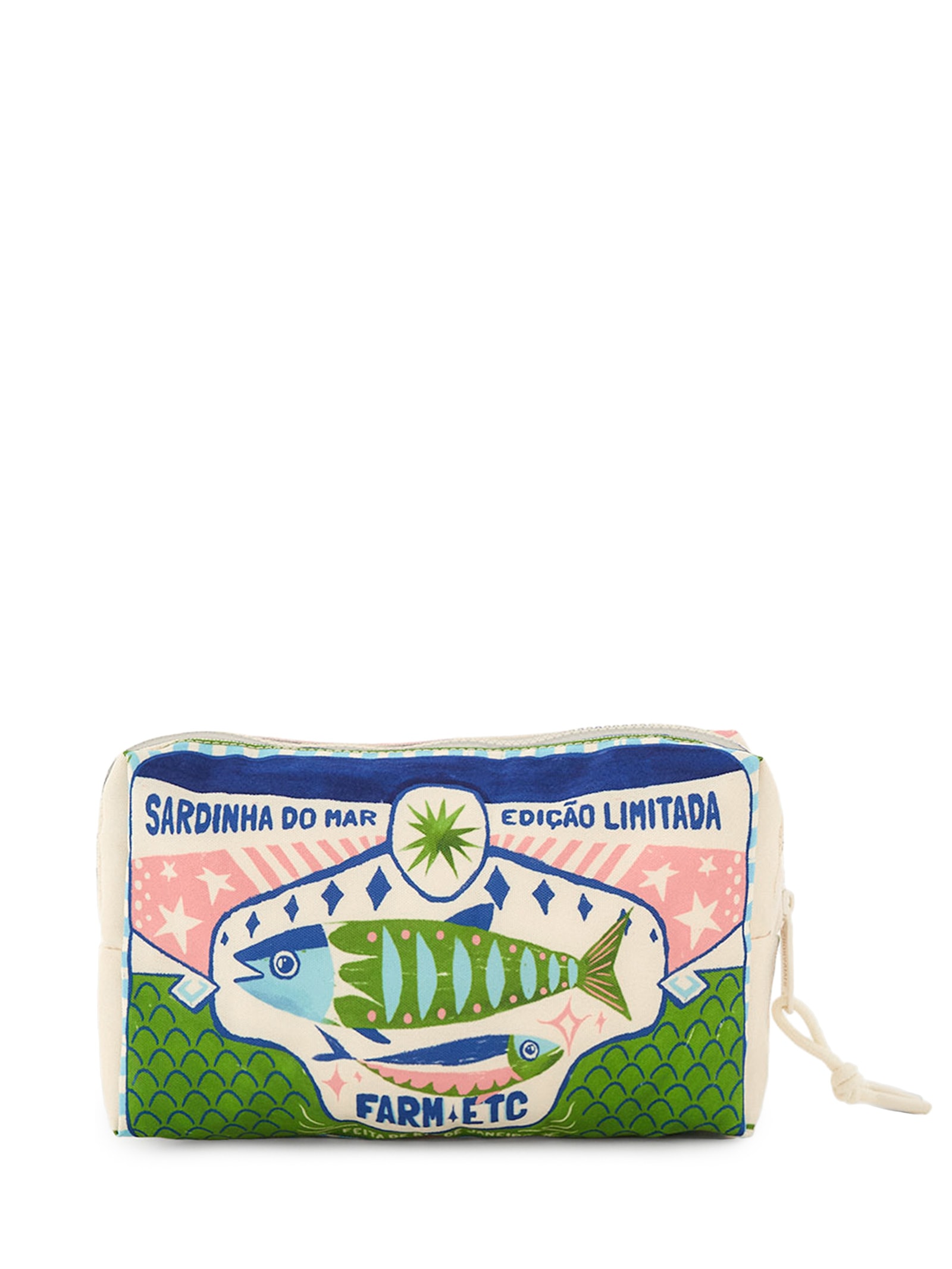 Maxi Necessaire Feminina Ora Bolas G Rótulos Azul Farm Etc