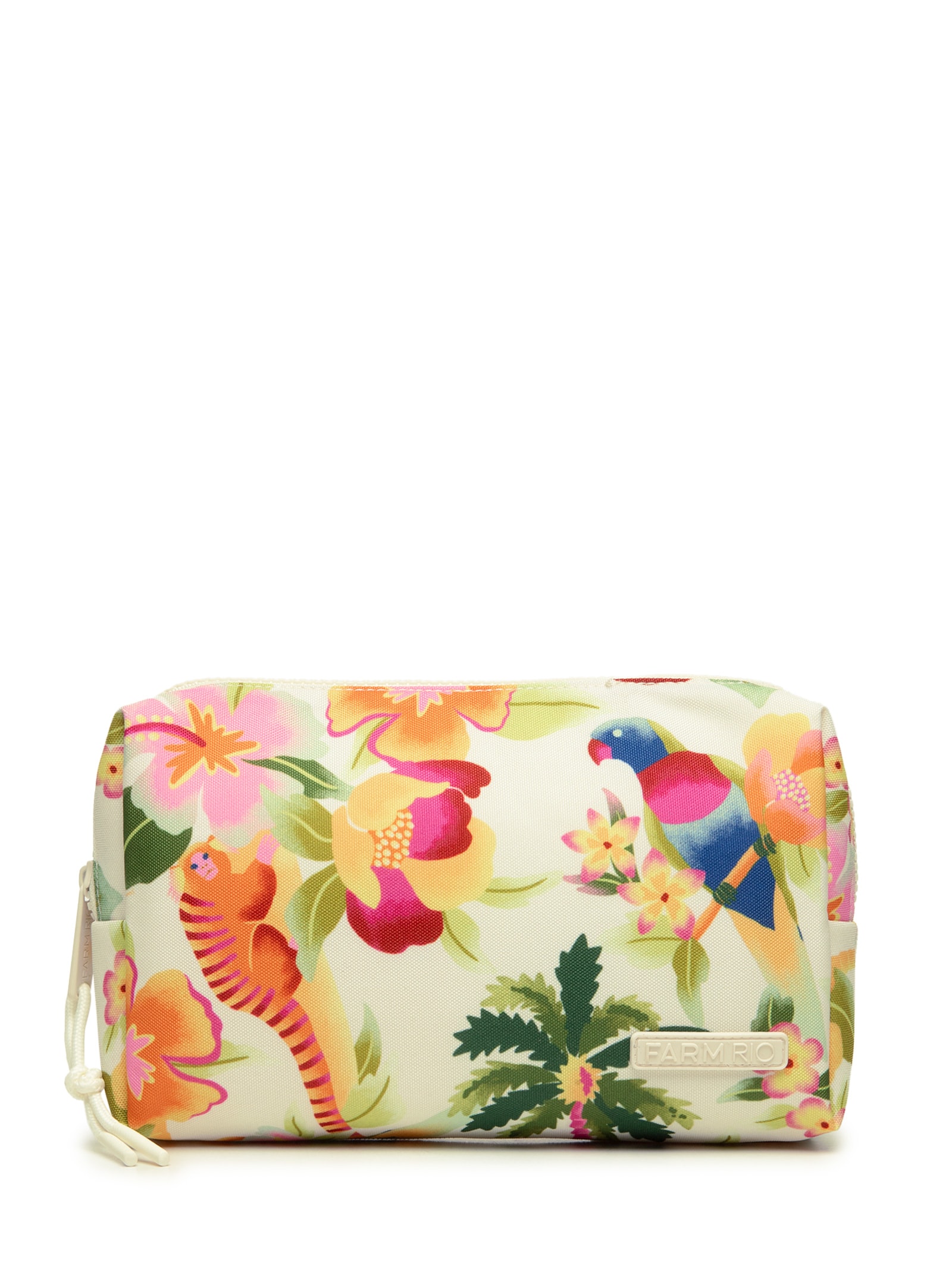 Maxi Nécessaire Feminina Ora Bolas M Floral Havaí Branco Farm Etc