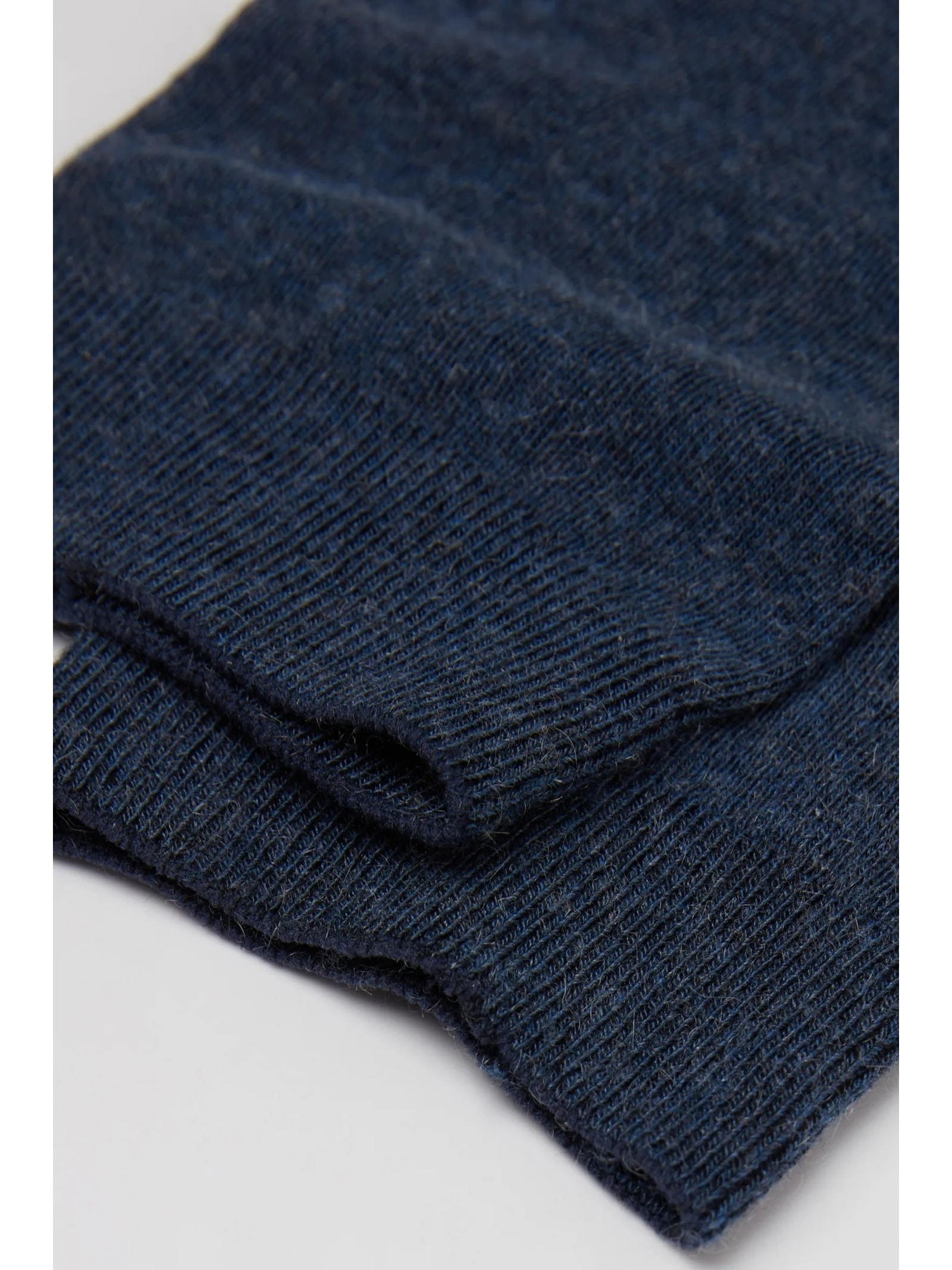 Meia Alta Com Cashmere Azul Calzedonia