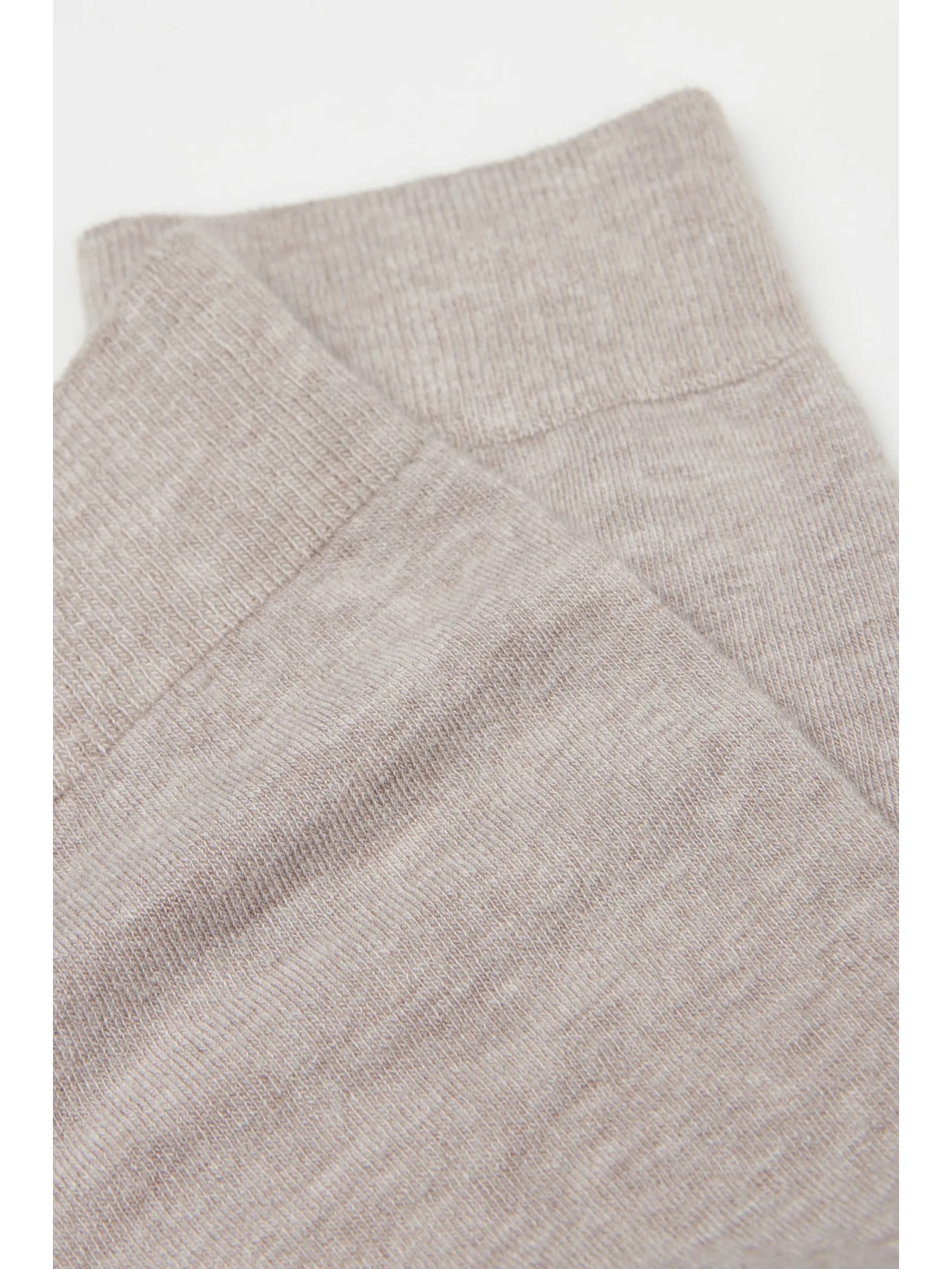 Meia Alta Com Cashmere Bege Calzedonia