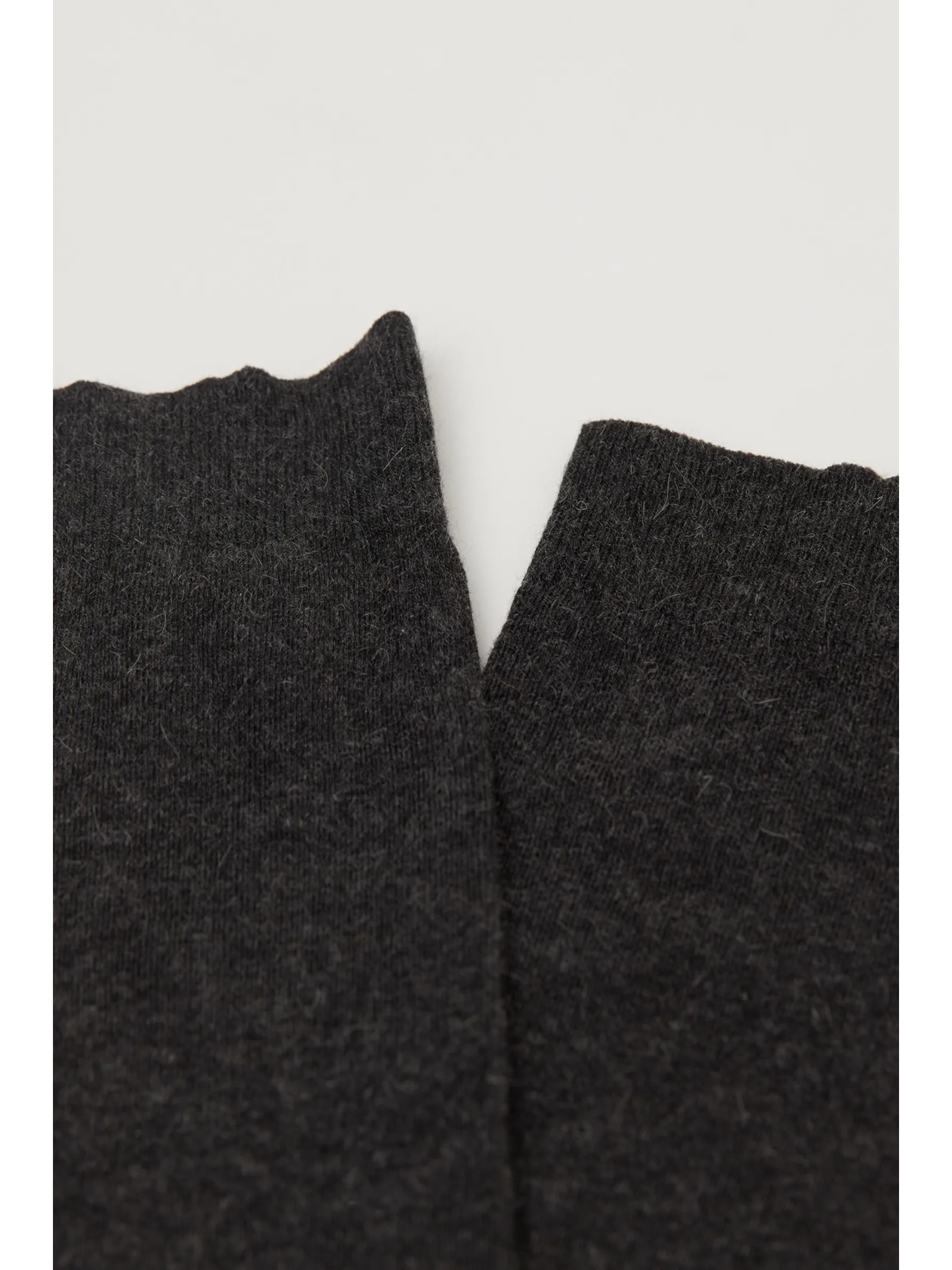 Meia Alta Com Cashmere Cinza Calzedonia