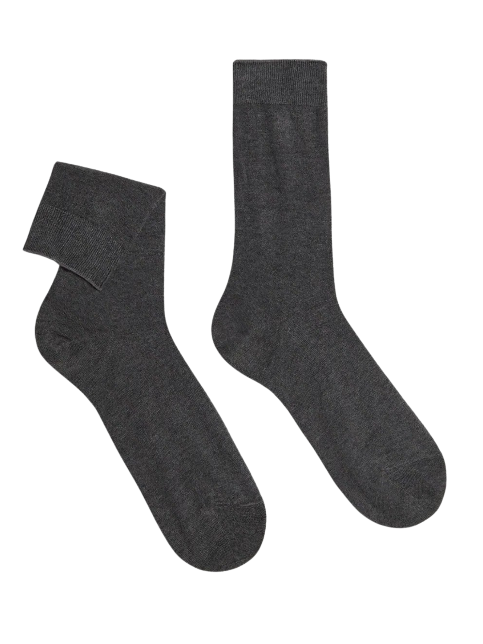 Meia Alta Com Cashmere Masculina Cinza Calzedonia