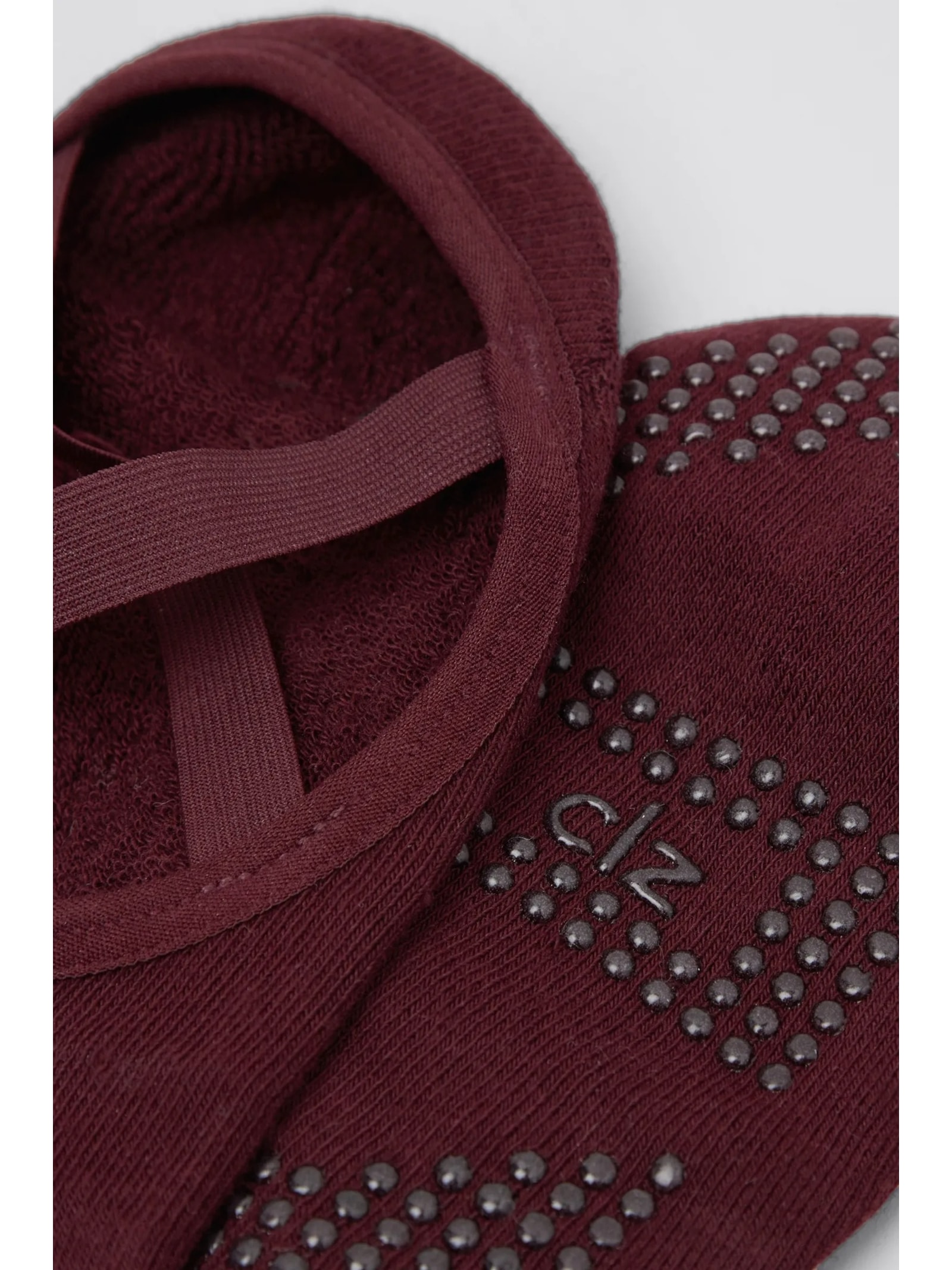 Meia Antiderrapante Com Elástico Bordô Calzedonia