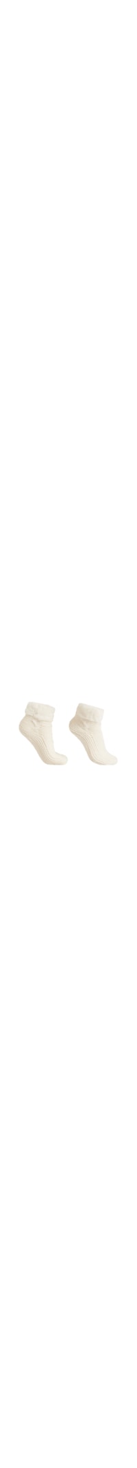Meia Antiderrapante Soft Double - Off-White