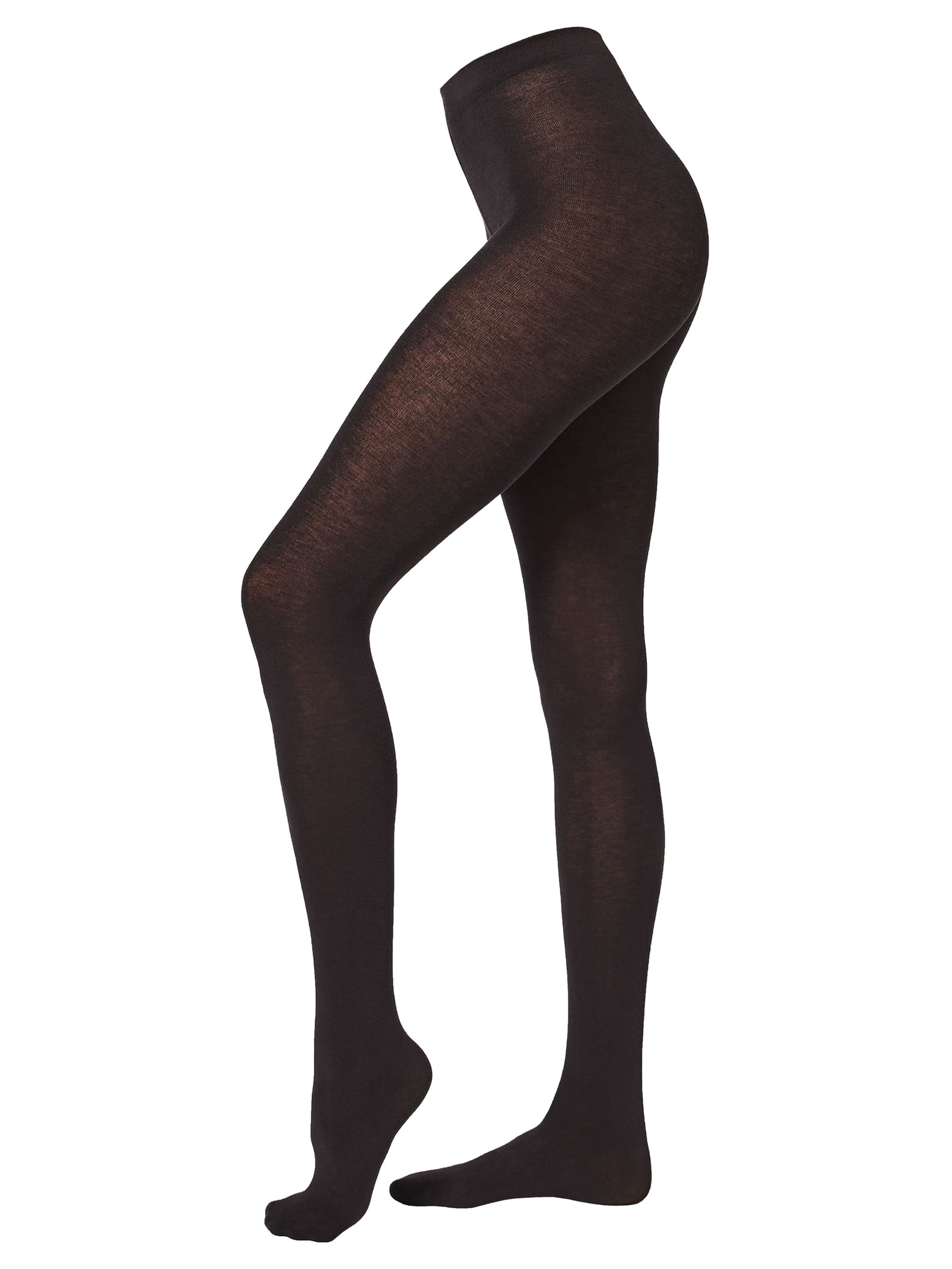 Meia-Calça Com Modal e Cashmere Preto Intimissimi