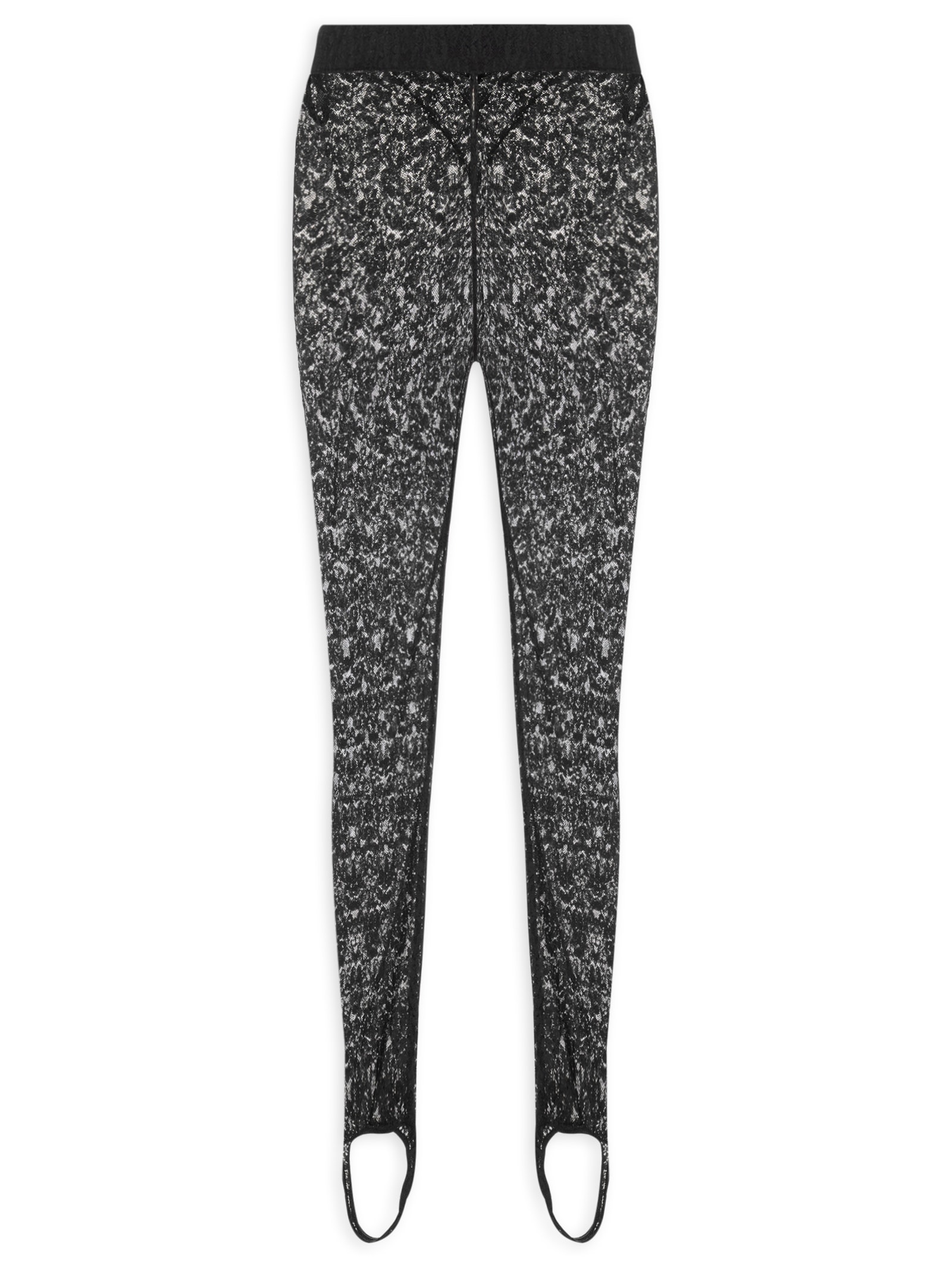 Meia Calça Feminina De Renda Preto Lança Perfume