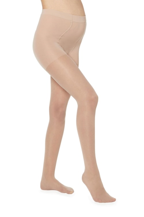 Meia Calça Maternidade Fio 30 – Bege Claro
