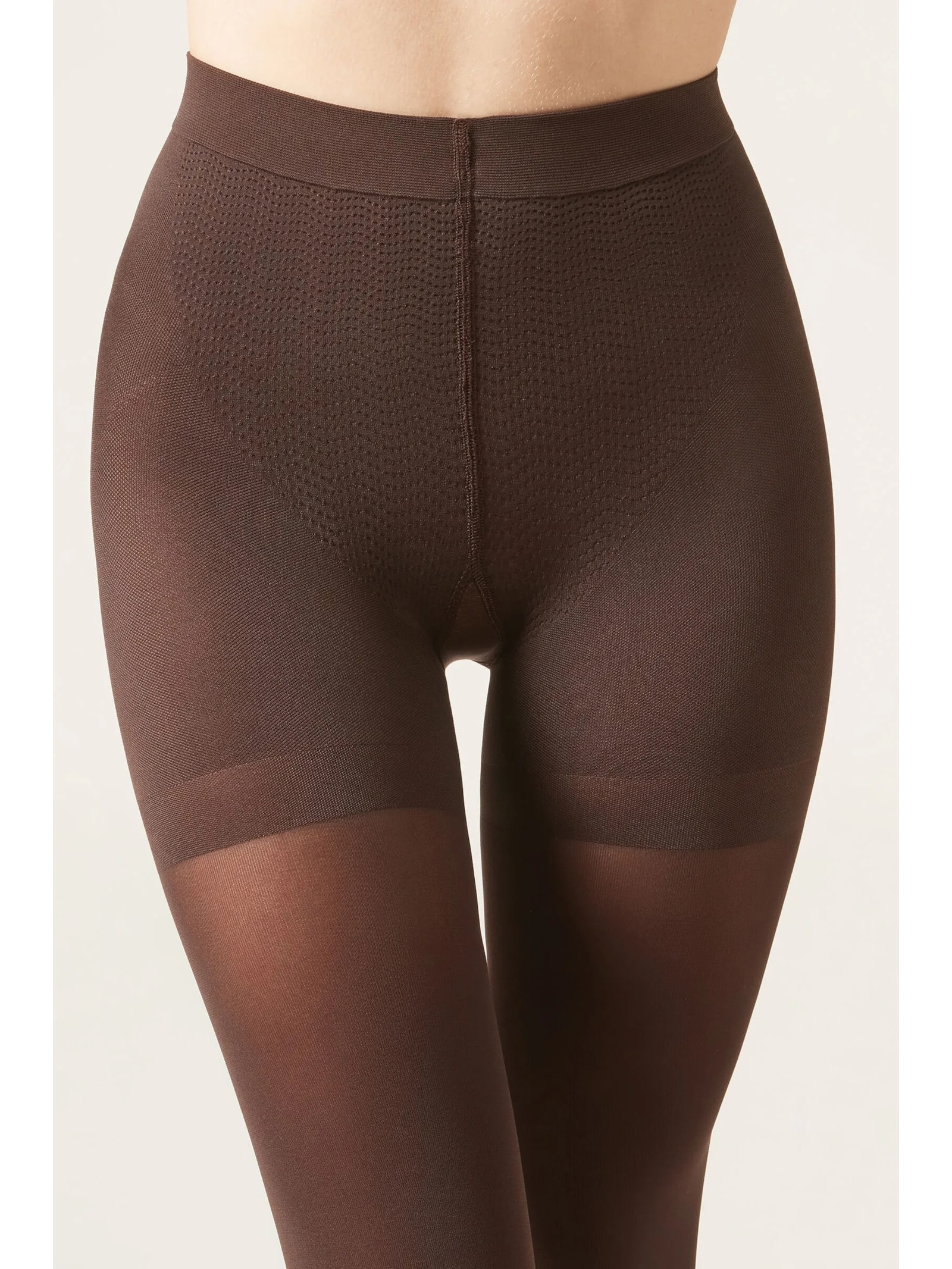 Meia-Calça Opaca Strong Sculpt Fio 50 Marrom Calzedonia