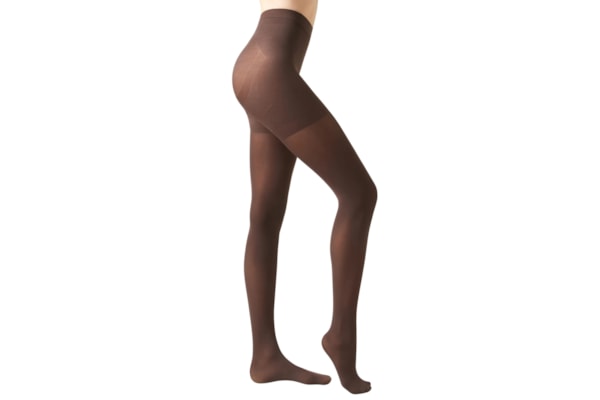Meia-Calça Opaca Strong Sculpt Fio 50 - Marrom