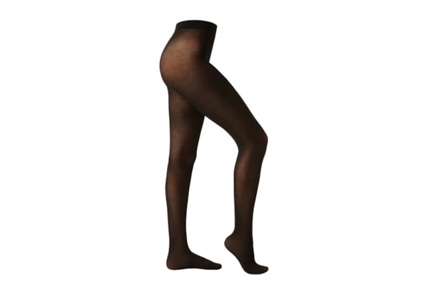 Meia-Calça Opaca Ultralight Com Cashmere - Preto