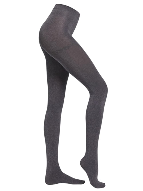 Meia-Calça Térmica Ultra Opaca – Cinza