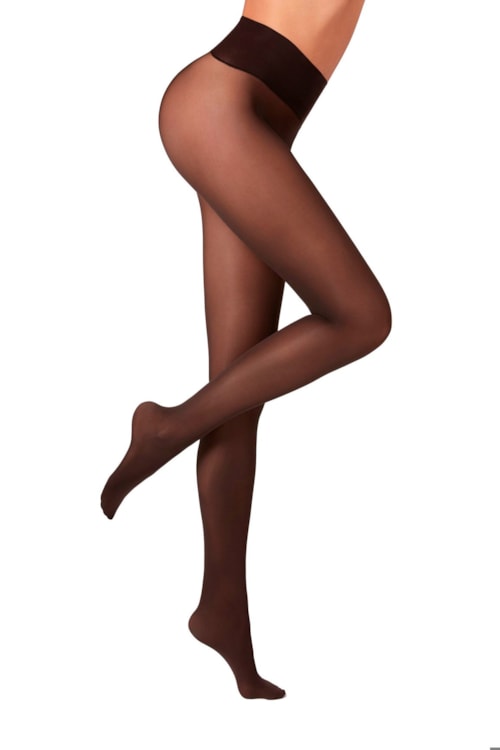 Meia Calça Totally Invisible Fio 30 - Marrom